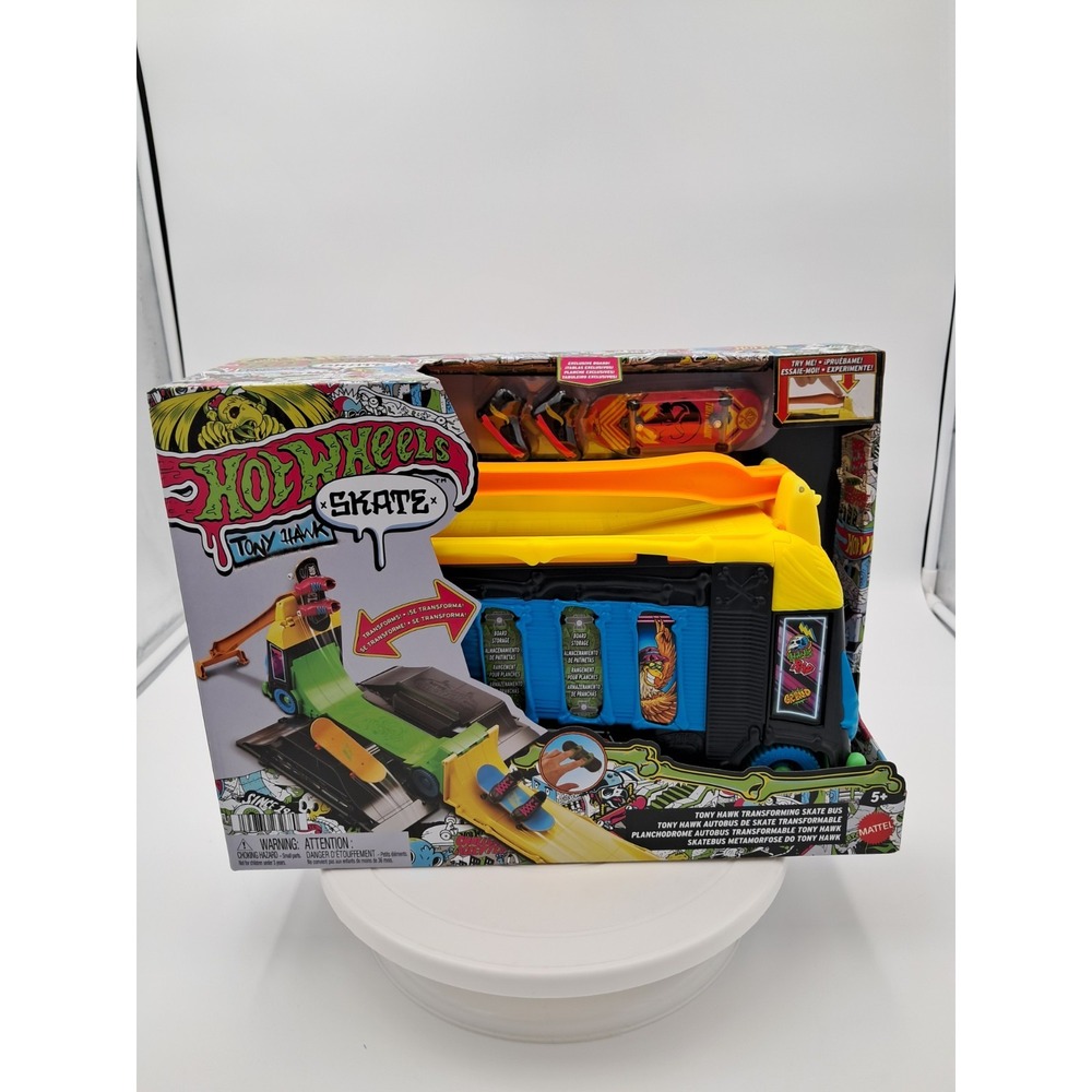Hot Wheels Tony Hawk Skate Bus By Mattel